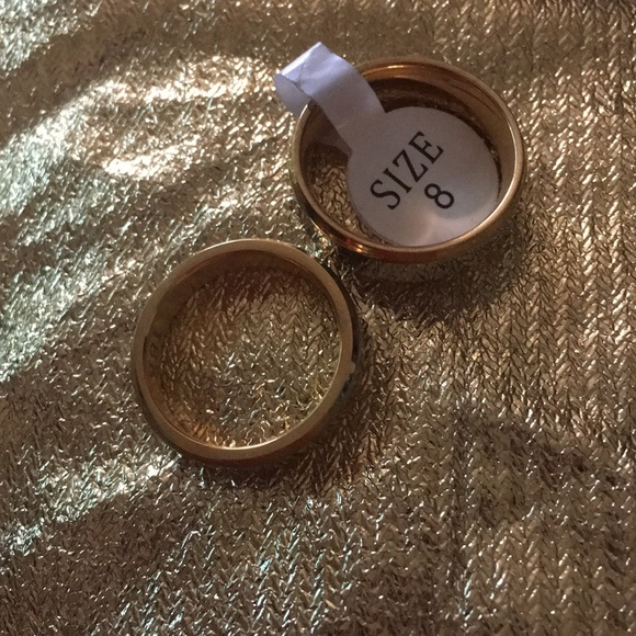 18K gold plated forever love rings - Picture 8 of 8